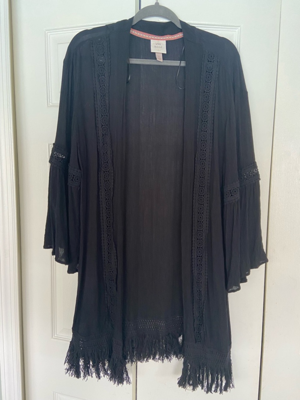 Knox Rose Black Kimono